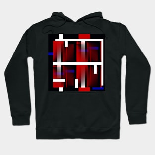 Red geometric shapes Hoodie